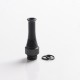 Authentic Auguse CG V2 510 Drip Tip for RBA / RTA / RDA Atomizer - Glossy Black γ, POM + SS, 35mm