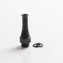 Authentic Auguse CG V2 510 Drip Tip for RBA / RTA / RDA Atomizer - Glossy Black γ, POM + SS, 35mm