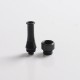 Authentic Auguse CG V2 510 Drip Tip for RBA / RTA / RDA Atomizer - Glossy Black γ, POM + SS, 35mm