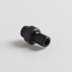 Authentic Auguse CG V2 510 Drip Tip for RBA / RTA / RDA Atomizer - Matte Black α, POM + SS, 22mm