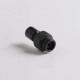 Authentic Auguse CG V2 510 Drip Tip for RBA / RTA / RDA Atomizer - Matte Black α, POM + SS, 22mm