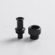 Authentic Auguse CG V2 510 Drip Tip for RBA / RTA / RDA Atomizer - Matte Black β, POM + SS, 22mm