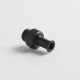 Authentic Auguse CG V2 510 Drip Tip for RBA / RTA / RDA Atomizer - Matte Black β, POM + SS, 22mm
