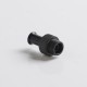 Authentic Auguse CG V2 510 Drip Tip for RBA / RTA / RDA Atomizer - Matte Black β, POM + SS, 22mm