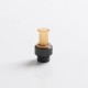 Authentic Auguse CG V2 510 Drip Tip kit for RBA / RTA / RDA Atomizer - Yellow + Matte Black, PEI + SS (5 PCS)