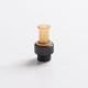 Authentic Auguse CG V2 510 Drip Tip kit for RBA / RTA / RDA Atomizer - Yellow + Glossy Black, PEI + SS (5 PCS)