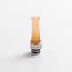 Authentic Auguse CG V2 510 Drip Tip kit for RBA / RTA / RDA Atomizer - Yellow + Silver, PEI + SS (5 PCS)