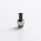 Authentic Auguse CG V2 510 Drip Tip kit for RBA / RTA / RDA Atomizer - Black + Silver, POM + SS (5 PCS)