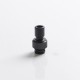 Authentic Auguse CG V2 510 Drip Tip kit for RBA / RTA / RDA Atomizer - Glossy Black, POM + SS (5 PCS)