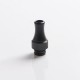 Authentic Auguse CG V2 510 Drip Tip kit for RBA / RTA / RDA Atomizer - Glossy Black, POM + SS (5 PCS)