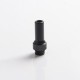 Authentic Auguse CG V2 510 Drip Tip kit for RBA / RTA / RDA Atomizer - Glossy Black, POM + SS (5 PCS)