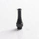 Authentic Auguse CG V2 510 Drip Tip kit for RBA / RTA / RDA Atomizer - Glossy Black, POM + SS (5 PCS)