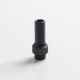 Authentic Auguse CG V2 510 Drip Tip kit for RBA / RTA / RDA Atomizer - Matte Black, POM + SS (5 PCS)