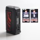 Authentic Vandy Vape Gaur-21 200W Dual 21700 Vape Box Mod - Flame Red Resin, VW 5~200W, 2 x 18650 / 21700