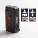 [Ships from Bonded Warehouse] Authentic VandyVape Gaur-21 200W Dual 21700 Box Mod - Flame Red VW 5~200W, 2 x 18650/20700