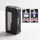 Authentic Vandy Vape Gaur-21 200W Dual 21700 Vape Box Mod - Carbon Fiber Silver, VW 5~200W, 2 x 18650 / 21700