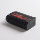 Authentic Vandy Vape Gaur-21 200W Dual 21700 Vape Box Mod - Flame Red Resin, VW 5~200W, 2 x 18650 / 21700