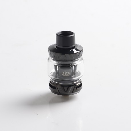 [Ships from Bonded Warehouse] Authentic Uwell Crown 5 Sub Ohm Tank Atomizer - Black, 5.0ml, 0.23ohm /0.3ohm, 29mm, Childlock