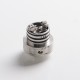 SXK BY-kA V.9 V9 MTL RTA Rebuildable Tank Atomizer - Silver, Nano Version 3.0ml, 22mm Diameter