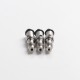 SXK BY-kA V.9 V9 MTL RTA Rebuildable Tank Atomizer - Silver, Nano Version 3.0ml, 22mm Diameter