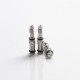 SXK BY-kA V.9 V9 MTL RTA Rebuildable Tank Atomizer - Silver, Nano Version 3.0ml, 22mm Diameter