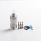 SXK BY-kA V.9 V9 MTL RTA Rebuildable Tank Atomizer - Silver, Nano Version 3.0ml, 22mm Diameter