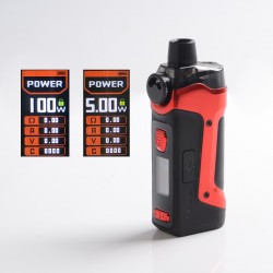 [Ships from Bonded Warehouse] Authentic GeekVape Aegis Boost Pro 100W Pod System Mod Kit - Red, VW 5~100W, 1 x 18650