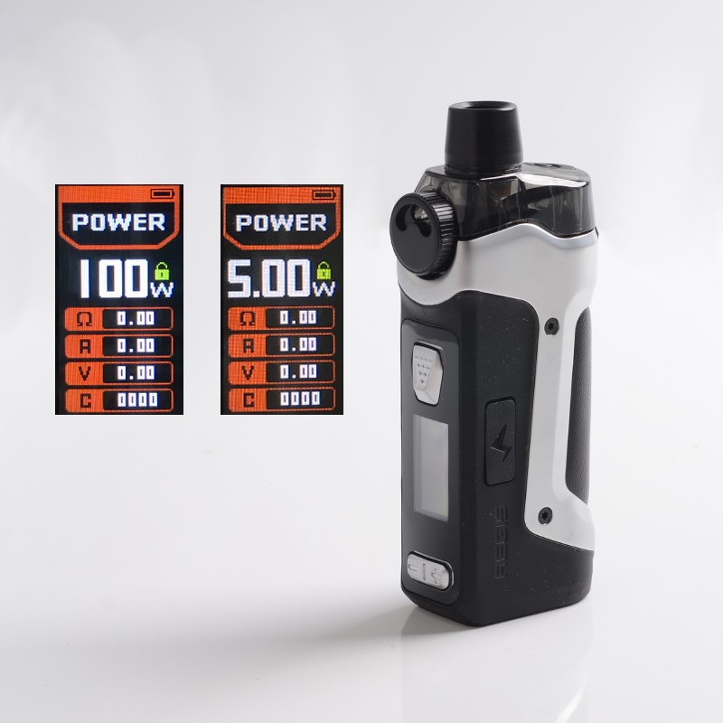 Buy Authentic GeekVape Aegis Boost Pro 100W Pod Vape Mod Kit Silver