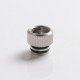 Authentic Auguse CG V2 510 Drip Tip kit for RBA / RTA / RDA Vape Atomizer - Yellow + Silver, PEI + SS (5 PCS)