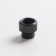 Authentic Auguse CG V2 510 Drip Tip kit for RBA / RTA / RDA Vape Atomizer - Glossy Black, POM + SS (5 PCS)