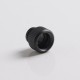 Authentic Auguse CG V2 510 Drip Tip kit for RBA / RTA / RDA Vape Atomizer - Matte Black, POM + SS (5 PCS)