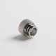 Authentic Auguse CG V2 510 Drip Tip for RBA / RTA / RDA Vape Atomizer - Yellow + Silver α, PEI + SS, 22mm