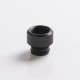 Authentic Auguse CG V2 510 Drip Tip for RBA / RTA / RDA Vape Atomizer - Glossy Black γ, POM + SS, 35mm