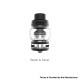 [Ships from Bonded Warehouse] Authentic Uwell Valyrian 2 Pro Sub Ohm Tank - Black + Silver, 8.0ml, 0.14ohm / 0.32ohm, 32mm