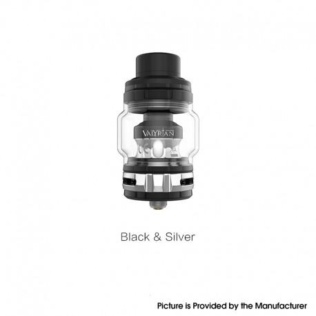 [Ships from Bonded Warehouse] Authentic Uwell Valyrian 2 Pro Sub Ohm Tank - Black + Silver, 8.0ml, 0.14ohm / 0.32ohm, 32mm