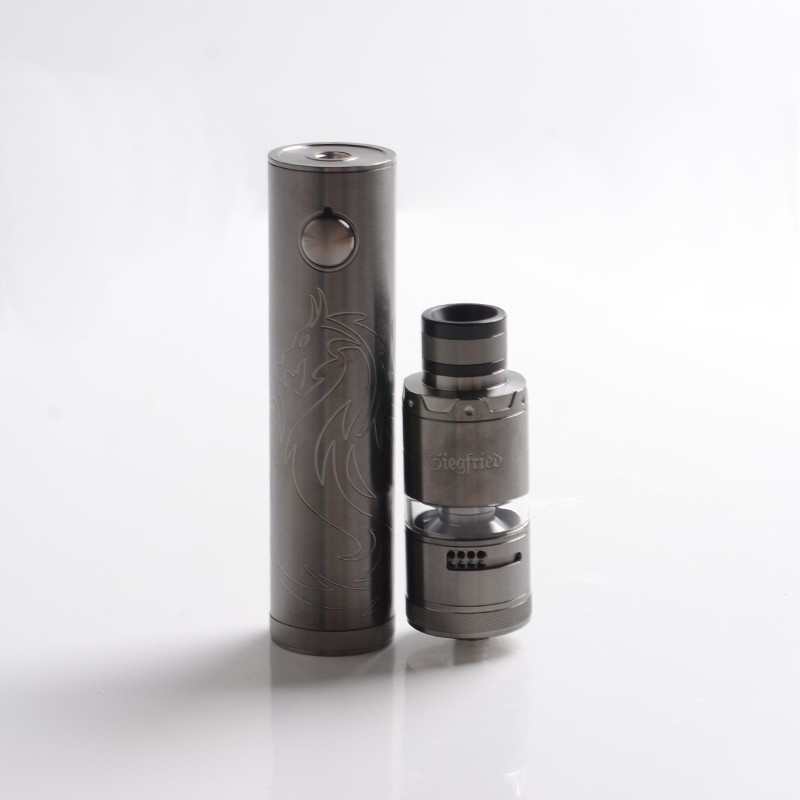 Buy Authentic Vapefly Siegfried Kit with Mesh RTA + Tube Mod GunMetal Buy Authentic Vapefly Siegfried Kit with Mesh RTA + Tube Mod GunMetal