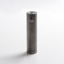 [Ships from Bonded Warehouse] Authentic Vapefly Siegfried Tube Mod - Gun Metal, 1 x 18650/20700/21700, Vapefly Modern 3S Chipset