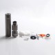 Authentic Vapefly Siegfried Kit with Siegfried Mesh RTA + Siegfried Tube Mod - Gun Metal, 1 x 18650/20700 / 21700, 7.0ml, 25.2mm