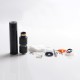 Authentic Vapefly Siegfried Kit with Siegfried Mesh RTA + Siegfried Tube Mod - Black, 1 x 18650 / 20700 / 21700, 7.0ml, 25.2mm