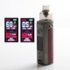 Authentic VOOPOO Drag S & Vmate Pod System Limited Edition - Marsala, 900mAh / 2500mAh, 5~60W