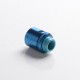 Authentic Hellvape Hellbeast RDA Rebuildable Dripping Vape Atomizer w/ BF Pin - Blue, Stainless Steel, 24mm Diameter