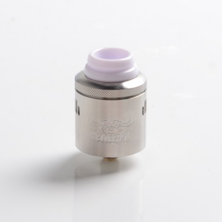 Authentic Hellvape Hellbeast RDA Rebuildable Dripping Atomizer w/ BF Pin - SS, Stainless Steel, 24mm Diameter