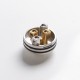 Authentic Hellvape Hellbeast RDA Rebuildable Dripping Vape Atomizer w/ BF Pin - SS, Stainless Steel, 24mm Diameter