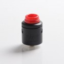 Authentic Hellvape Hellbeast RDA Rebuildable Dripping Atomizer w/ BF Pin - Matte Full Black, Stainless Steel, 24mm Diameter
