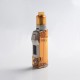 Authentic Rincoe Jellybox Mini 80W Box Mod with Jellytank Kit - Amber Clear, 1 x 18650/20700/21700, 1~80W, 4.8ml, 0.3 / 0.15ohm