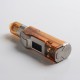 Authentic Rincoe Jellybox Mini 80W Box Mod with Jellytank Kit - Amber Clear, 1 x 18650/20700/21700, 1~80W, 4.8ml, 0.3 / 0.15ohm