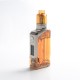 Authentic Rincoe Jellybox 228W Box Mod with Jellytank Kit - Amber Clear, 1~228W, 2 x 18650, 4.8ml, 0.3 / 0.15ohm