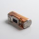 Authentic Rincoe Jellybox Mini 80W Box Mod - Amber Clear, 1 x 18650 / 20700 / 21700, VW 1~80W, TC 200~600'F (100~315'C)