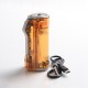 Authentic Rincoe Jellybox Mini 80W Box Mod - Amber Clear, 1 x 18650 / 20700 / 21700, VW 1~80W, TC 200~600'F (100~315'C)