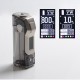 Authentic Rincoe Jellybox Mini 80W Box Mod - Black Clear, 1 x 18650 / 20700 / 21700, VW 1~80W, TC 200~600'F (100~315'C)